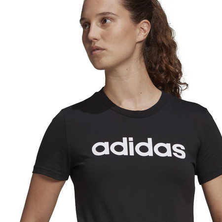 Koszulka damska adidas ESSENTIALS SLIM LOGO czarna GL0769