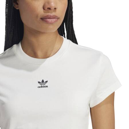 Koszulka damska adidas ESSENTIALS SLIM biała IY7335