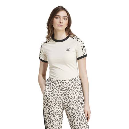 Koszulka damska adidas LEOPARD biała IW8474