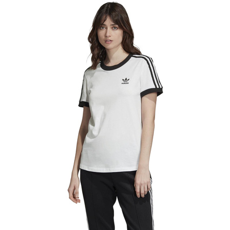 Koszulka damska adidas Originals 3 STR biała ED7483