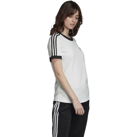 Koszulka damska adidas Originals 3 STR biała ED7483