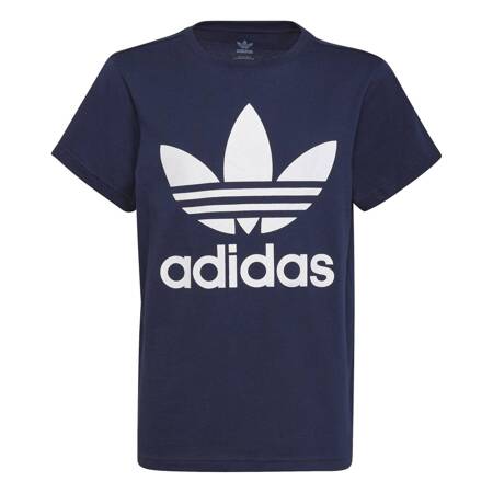 Koszulka dziecięca adidas TREFOIL granatowa HK0260