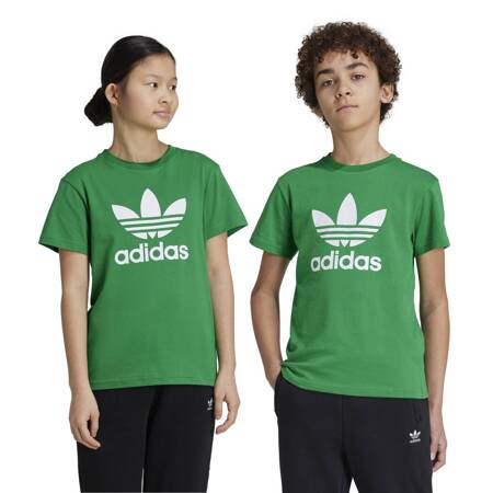 Koszulka dziecięca adidas TREFOIL zielona IY4003