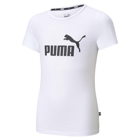 Koszulka dziewczęca Puma ESS LOGO biała 58702902