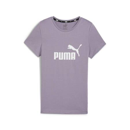 Koszulka dziewczęca Puma ESS LOGO fioletowa 58702934