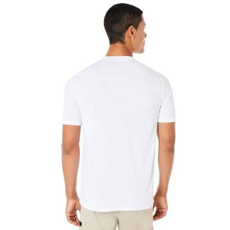 Koszulka męska Oakley BARK NEW biała 457131-100