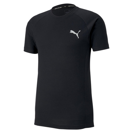 Koszulka męska Puma Athletic EVOSTRIPE TEE czarna 58146501