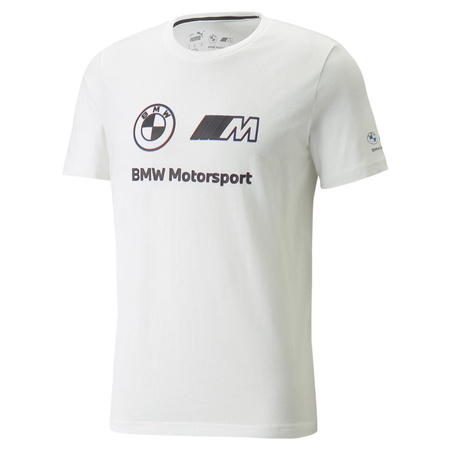 Koszulka męska Puma BMW MMS LOGO biała 53339802
