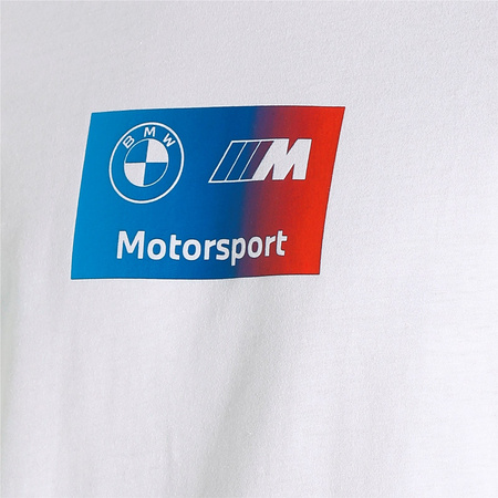 Koszulka męska Puma BMW MMS LOGO biała 53588402