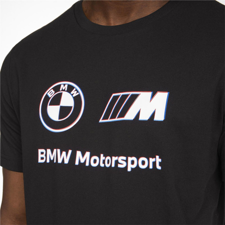 Koszulka męska Puma BMW MMS LOGO czarna 53339801