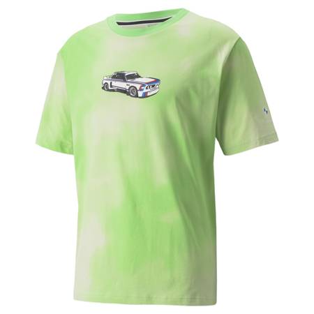 Koszulka męska Puma BMW MMS STATEMENT CAR GRAPHIC zielona 53413005