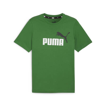 Koszulka męska Puma ESS+ 2 COL LOGO zielona 58675986