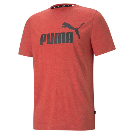 Koszulka męska Puma ESSENTIALS HEATHER czerwona 58673611