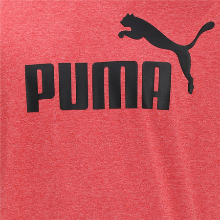 Koszulka męska Puma ESSENTIALS HEATHER czerwona 58673611