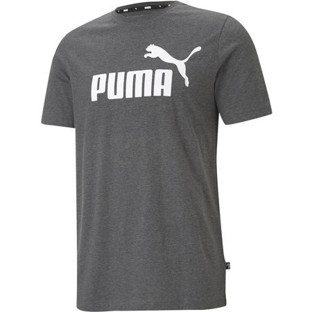 Koszulka męska Puma ESSENTIALS HEATHER szara 58673601