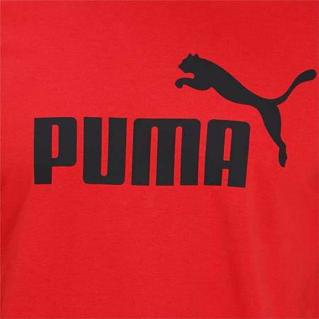 Koszulka męska Puma ESSENTIALS LOGO czerwona 58666611