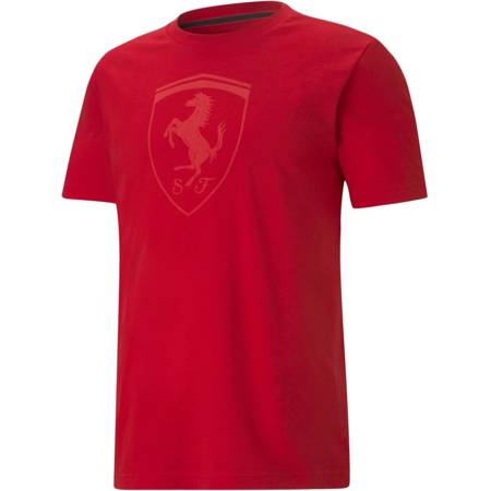 Koszulka męska Puma FERRARI RACE BIG SHIELD czerwona 53147002