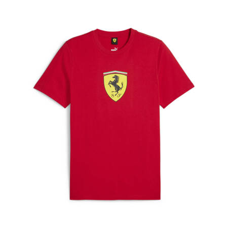 Koszulka męska Puma FERRARI RACE BIG SHIELD czerwona 62380502