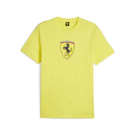 Koszulka męska Puma FERRARI RACE BIG SHIELD żółta 62380507