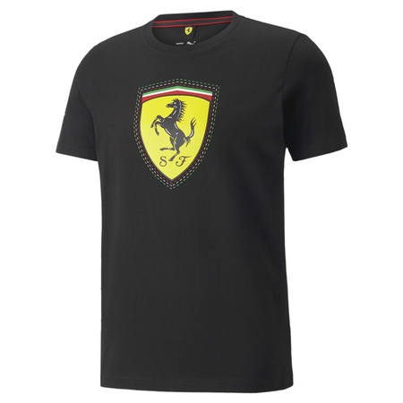 Koszulka męska Puma FERRARI RACE COLORED BIG SHIELD czarna 53375301