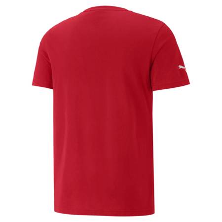 Koszulka męska Puma FERRARI RACE TONAL BIG SHIELD czerwona 53375202