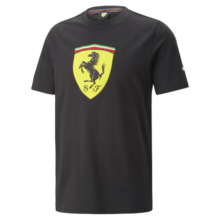 Koszulka męska Puma Ferrari Race Big Shield czarna 53817501