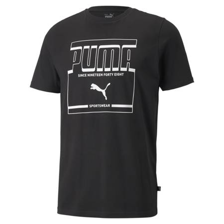 Koszulka męska Puma GRAPHIC czarna 58926701