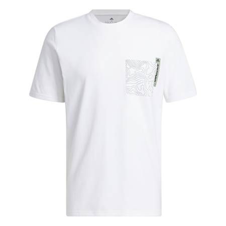 Koszulka męska adidas City Escape Graphic biała H49665