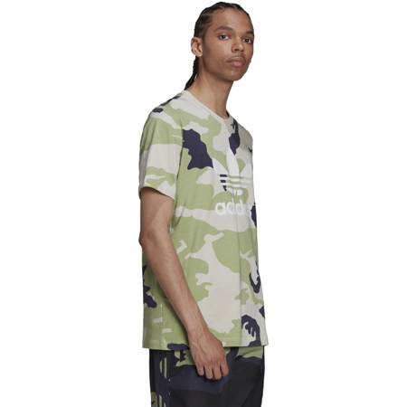 Koszulka męska adidas ORIGINALS CAMO AOP zielona HC7188