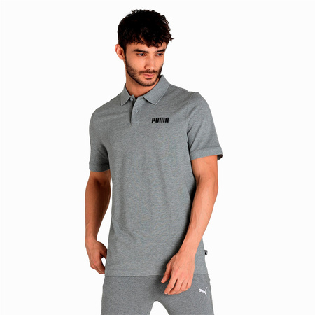 Koszulka polo męska Puma ESS PIQUE szara 84722603