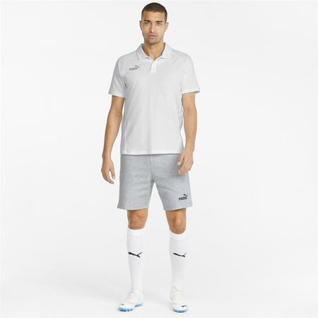 Koszulka polo męska Puma Teamfinal Casuals biała 65738404