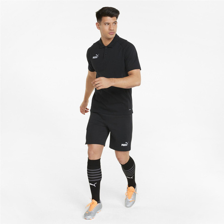 Koszulka polo męska Puma Teamfinal Casuals czarna 65738403