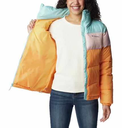 Kurtka Puchowa Columbia Puffect Color Blocked Jacket Damska 1955101869