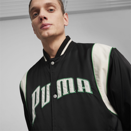 Kurtka męska Puma TEAM VARSITY czarna 62369101