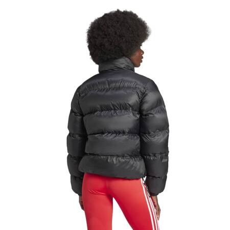 Kurtka puchowa damska adidas SHORT PUFFER czarna JD0420