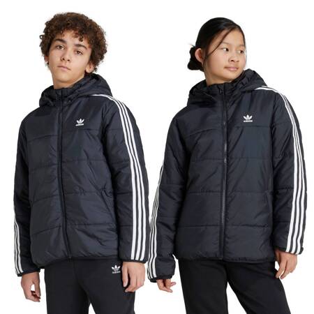 Kurtka puchowa dziecięca adidas ADICOLOR KIDS czarna IY7497