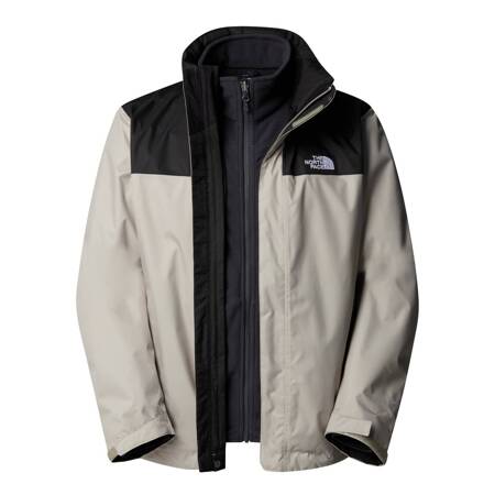 Kurtka wodoodporna damska The North Face EVOLVE II TRICLIMATE szara NF00CG555IF