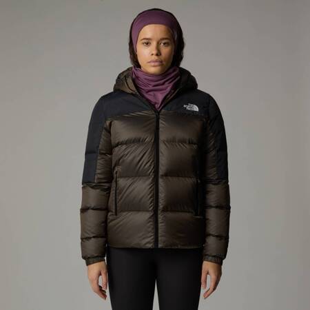 Kurtka z kapturem damska The North Face DIABLO DOWN 2.0 brązowa NF0A898Z0BI