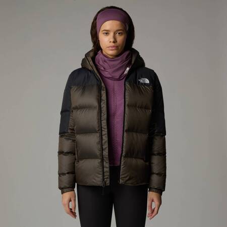 Kurtka z kapturem damska The North Face DIABLO DOWN 2.0 brązowa NF0A898Z0BI