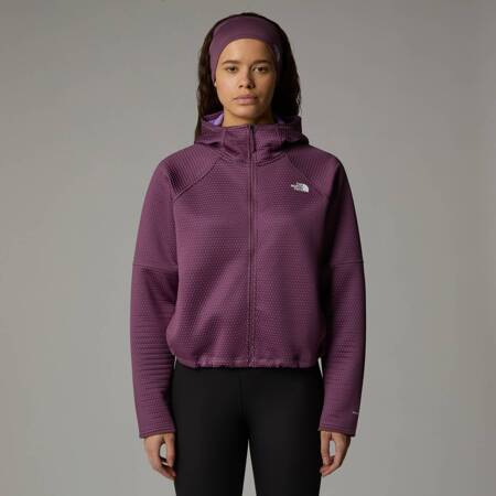 Kurtka z kapturem damska The North Face DOTKNIT THERMAL FZ fioletowa NF0A89VE1NI