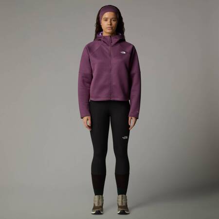 Kurtka z kapturem damska The North Face DOTKNIT THERMAL FZ fioletowa NF0A89VE1NI