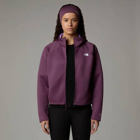 Kurtka z kapturem damska The North Face DOTKNIT THERMAL FZ fioletowa NF0A89VE1NI