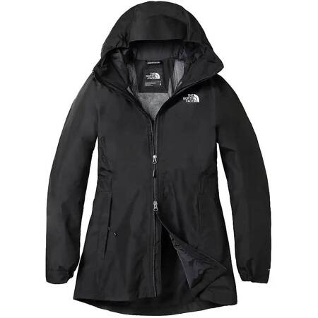 Kurtka z kapturem damska The North Face HIKESTELLER PARKA SHELL czarna NF0A3BVIJK3