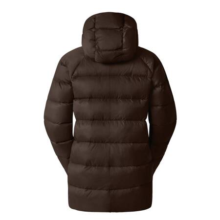 Kurtka z kapturem damska The North Face HYALITE DOWN brązowa NF0A7Z9R1OI