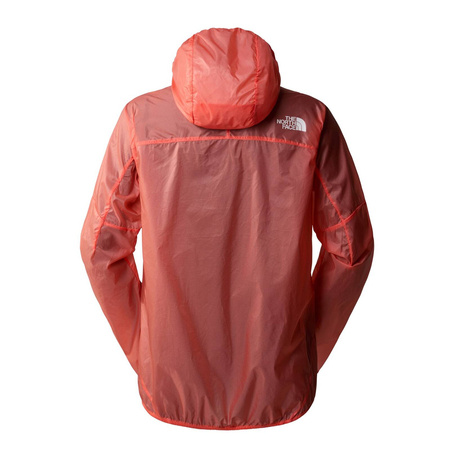 Kurtka z kapturem damska The North Face WINDSTREAM SHELL czerwona NF0A87HFGTH