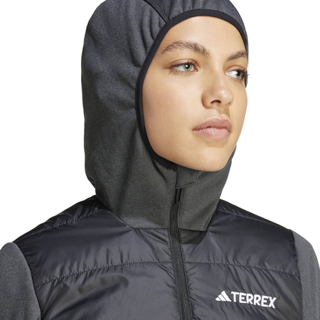 Kurtka z kapturem damska adidas TERREX MULTI HYBRID INSULATED czarna IR7882