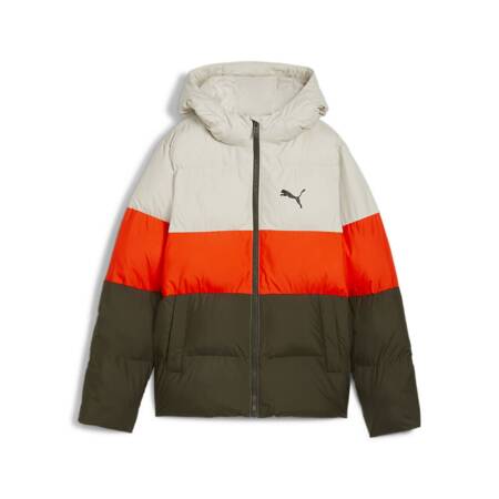 Kurtka z kapturem dziecięca Puma POLY PUFFER wielokolorowa 62650270