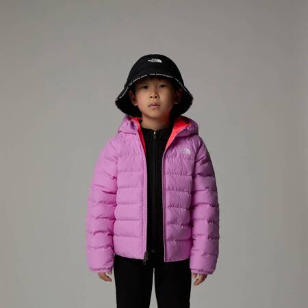 Kurtka z kapturem dziecięca The North Face REVERSIBLE PERRITO różowa NF0A88VJ1I8