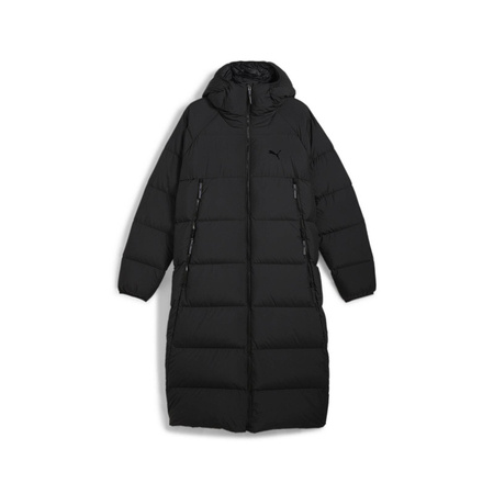 Kurtka z kapturem męska Puma LONG DOWN COAT czarna 62646701