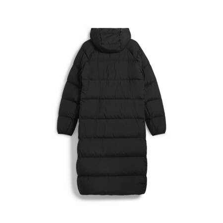 Kurtka z kapturem męska Puma LONG DOWN COAT czarna 62646701